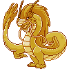 Eastern Dragon Ancient Gold Animated File