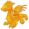Dark Dragon Child Gold Animated File
