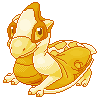 Pterodragon Hatchling Gold Animated File