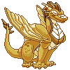 Western Dragon Ancient Gold Animated File