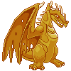 Wyvern Adult Gold Animated File